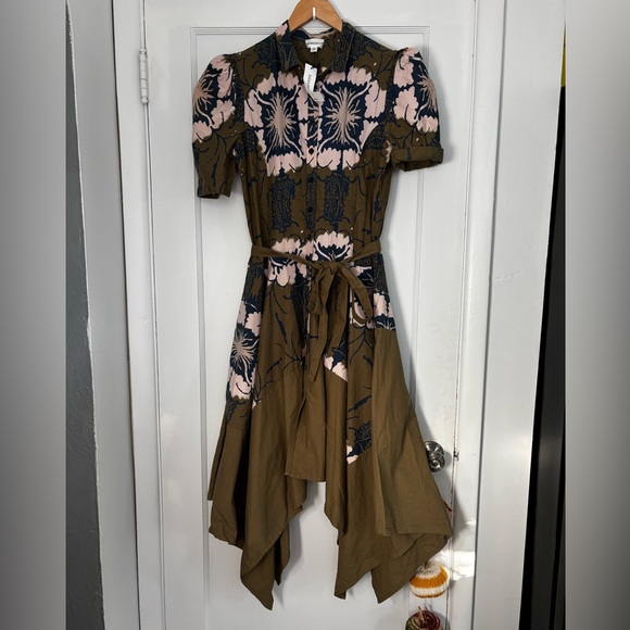 Making the Cut | Floral Print Ruffle Sleeve Dress w/ Tie Waist | M - Picture 3 of 16